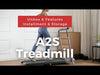 OVICX OS-TMILL-A2-S Manual Folding Treadmill with Bluetooth Connectivity New