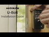 U-Tec U-BOLT 5-in-1 Bluetooth Enabled Fingerprint and Keypad Smart Deadbolt Door Lock in Black New