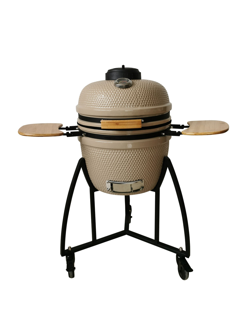 Lifesmart SCS-K18AH 18" Kamado Style Electric Ceramic Grill with 5-Piece Accessory Bundle New