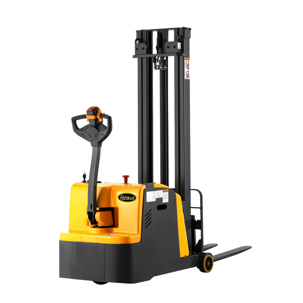 Apollolift A-3040 Counterbalanced Electric Stacker 118" Lifting Height 2200 lbs. Capacity New