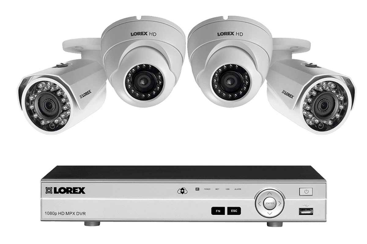 Lorex MPX422DW HD 1080P 4 Camera 4 Channel DVR Surveillance Security System New