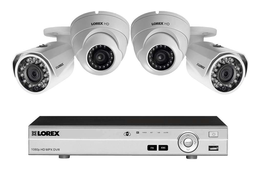 Lorex MPX422DW HD 1080P 4 Camera 4 Channel DVR Surveillance Security System New