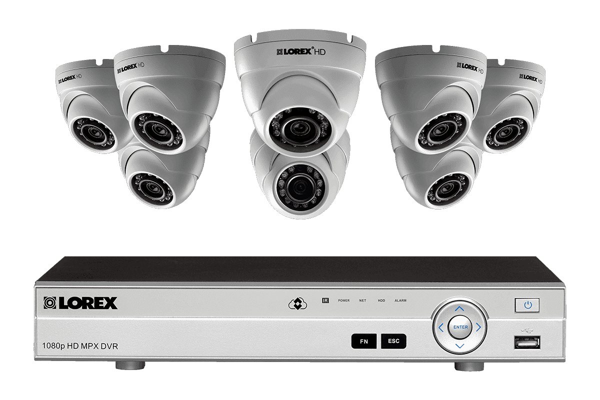 Lorex MPX88DW HD 1080P 8 Camera 8 Channel DVR Surveillance Security System New