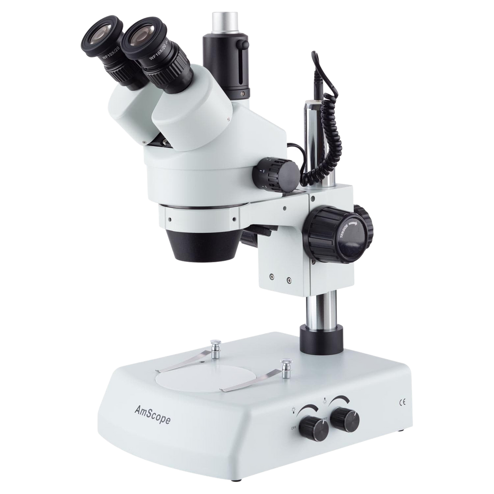 Amscope SM-2TZZ-LED 3.5X - 180X LED Trinocular Zoom Stereo Microscope New