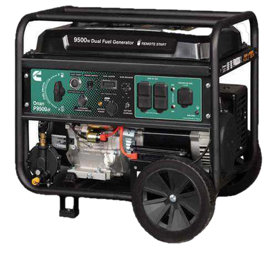 Cummins Onan P9500DF 7500W/9500W A058U967 Portable Dual Fuel Remote Start Generator New