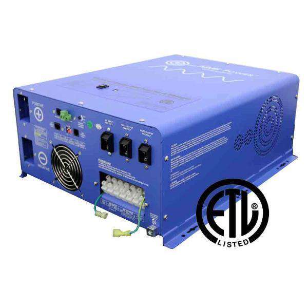 Aims Power PICOGLF4024240SUL 4000 Watt Pure Sine Inverter Charger ETL Listed to UL 458 New