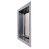 PlexiDor PD WALL MD WH Medium Energy Efficient Weatherproof Pet Door With Key Security Lock White New