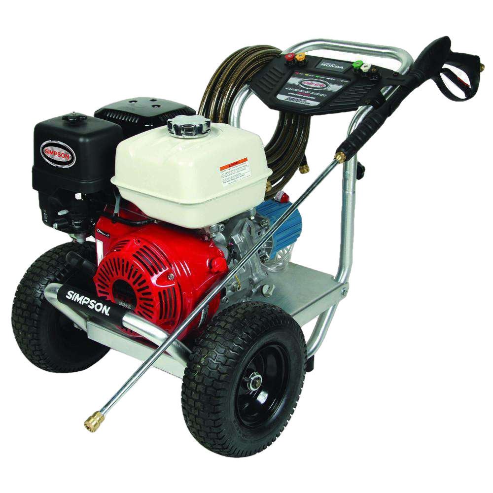 Simpson Aluminum 3800 PSI Honda GX270 Gas Pressure Washer - FactoryPure