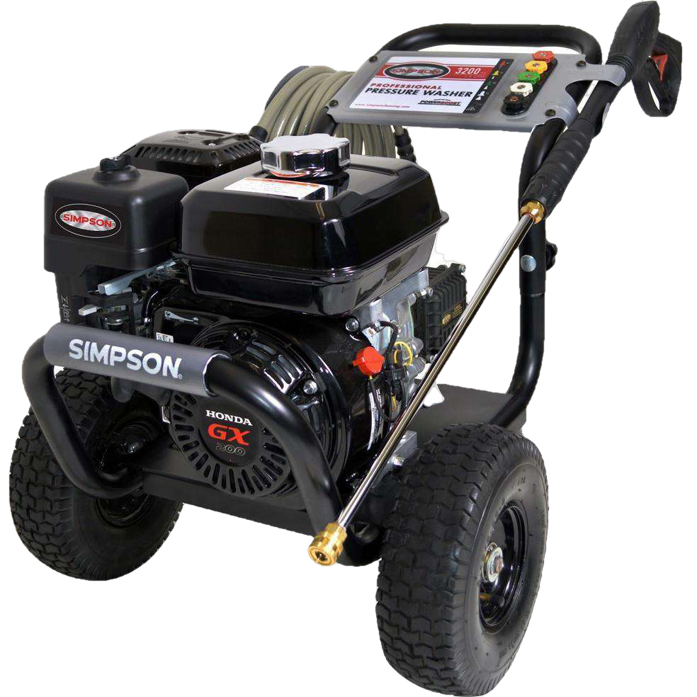 Simpson PowerShot 3200 PSI Honda GX200 Gas Pressure Washer - FactoryPure - 1