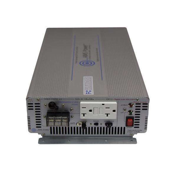 Aims Power PWRIG200012120S 2000 Watt Pure Sine Power Inverter - Industrial Grade New