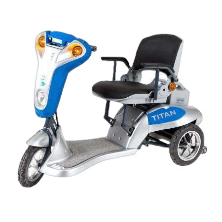 Tzora Titan 3 Wheel Heavy Duty Folding Mobility Scooter Blue New