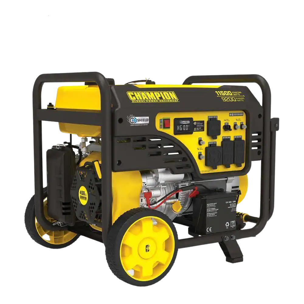 Champion 201110 9200W/11500W Generator Gas Electric Start CO Shield New