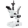 Amscope SM-2TX-10M 3.5X - 45X Trinocular Stereo Zoom Microscope with Dual Halogen Lights with 10MP Camera New