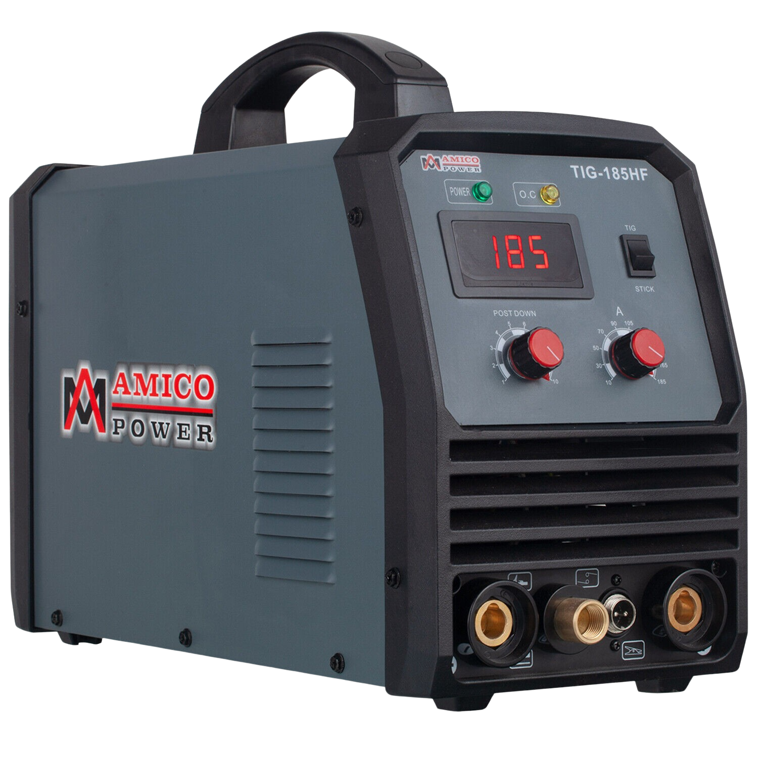 Amico Electric TIG-185HF 100-250V Wide Voltage 185 Amp HF-TIG Stick Arc DC Inverter Welder New