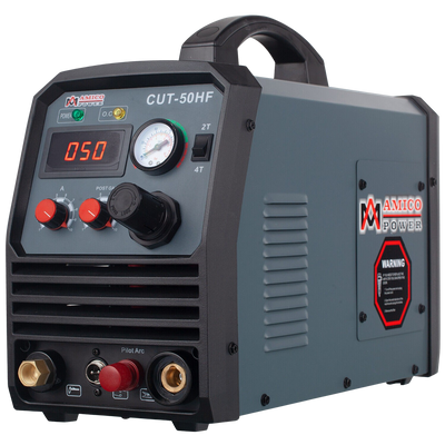 Amico Electric CUT-50HF 100V/250V Wide Voltage 3/5 inch Clean Cut 50 Amp Non-touch Pilot Arc Plasma Cutter New