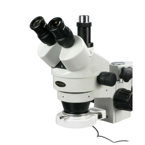 Amscope SM-3TZ-54S 3.5X - 90X Boom Stand Trinocular Zoom Stereo Microscope Plus 54 LED Light New