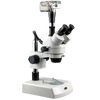 Amscope SM-2TZ 3.5X - 90X Trinocular Stereo Zoom Microscope with Dual Intensity Adjustable Lights New