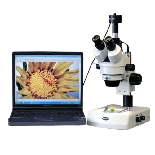 Amscope SM-2TZ 3.5X - 90X Trinocular Stereo Zoom Microscope with Dual Intensity Adjustable Lights New