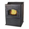 Magnum Winchester 40,000 BTU's Pedestal Corn Stove Black New