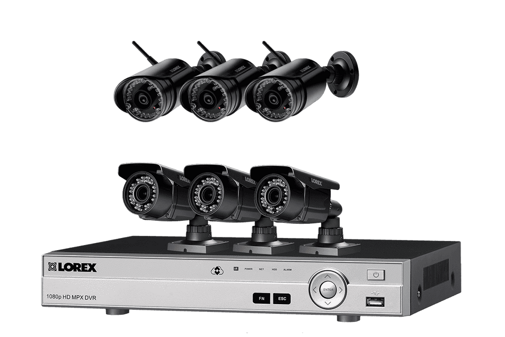 Lorex LW1633VW HD 6 Camera 16 Channel DVR Wireless Indoor/Outdoor Surveillance Security System New