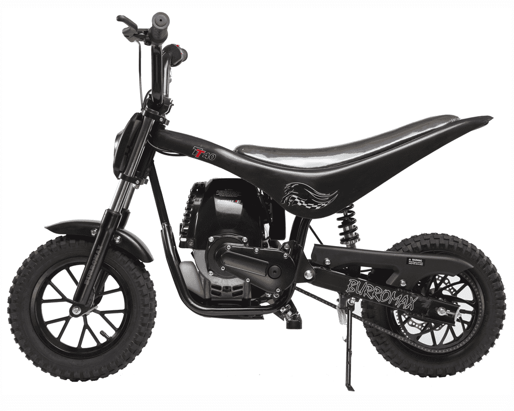 Burromax TT40 40cc 4 Stroke Engine Kids Gas Powered Offroad Racer Ride On Mini Pocket Dirt Bike Black New