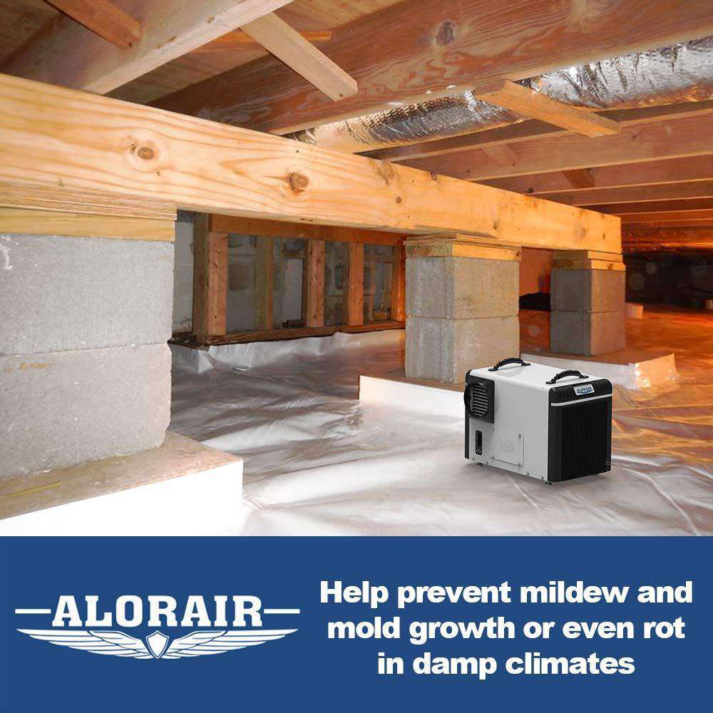 AlorAir HD90 Sentinel Basement/Crawlspace Dehumidifier 90 Pints HGV Defrosting and Remote Monitoring New